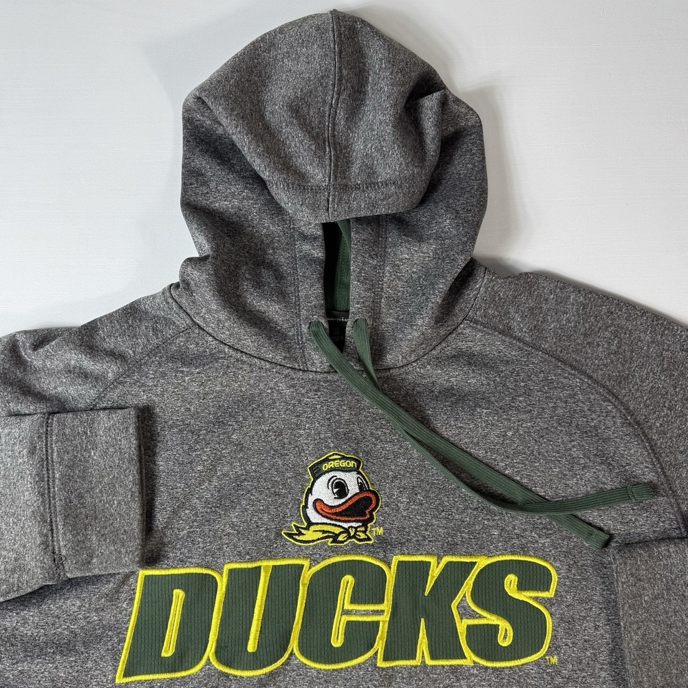 Champion Oregon Ducks Hoodie Mens Small Y2K‎ Spellout Sweatshirt